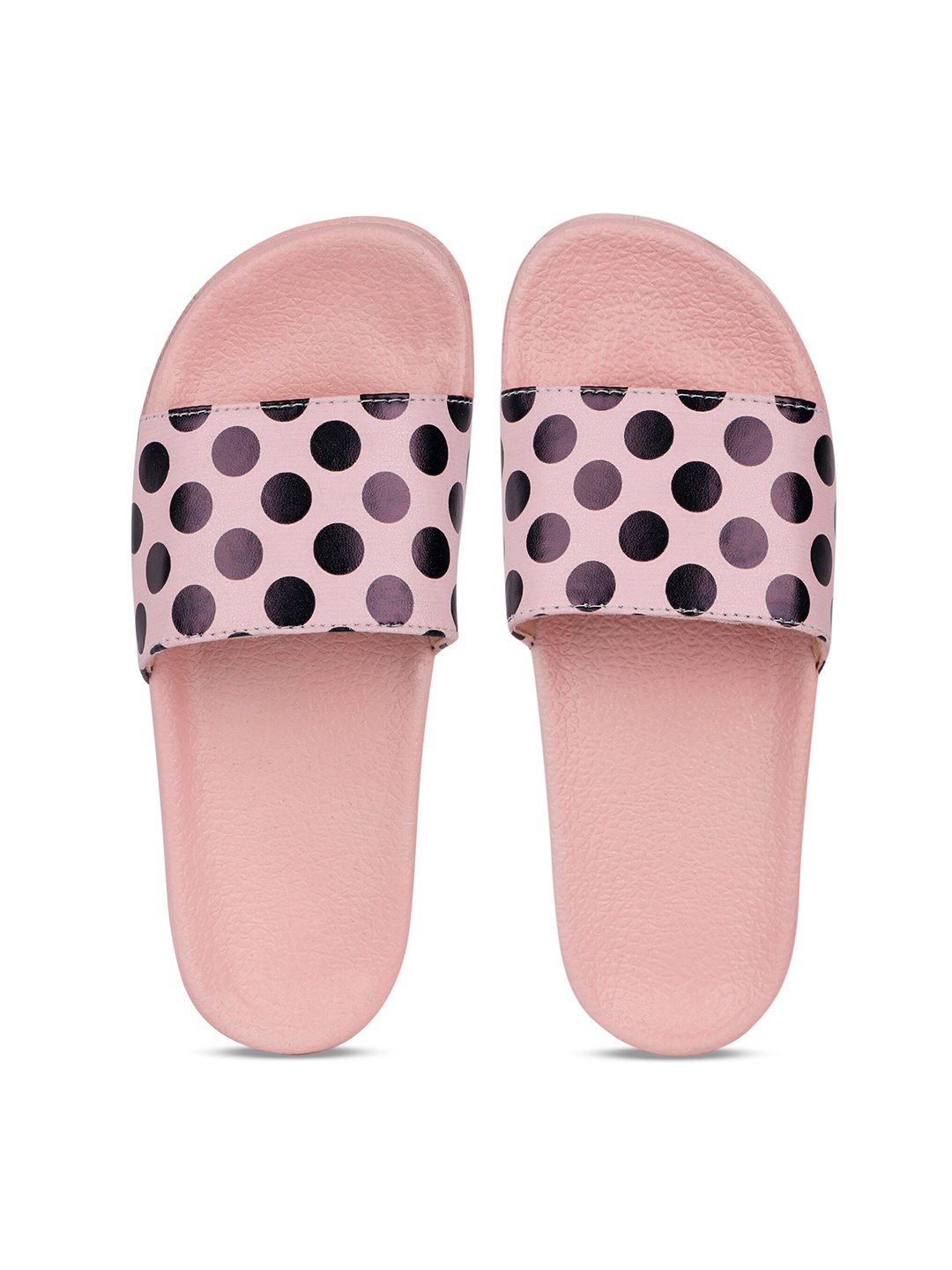 

AMACLASS Women Printed Sliders, Pink