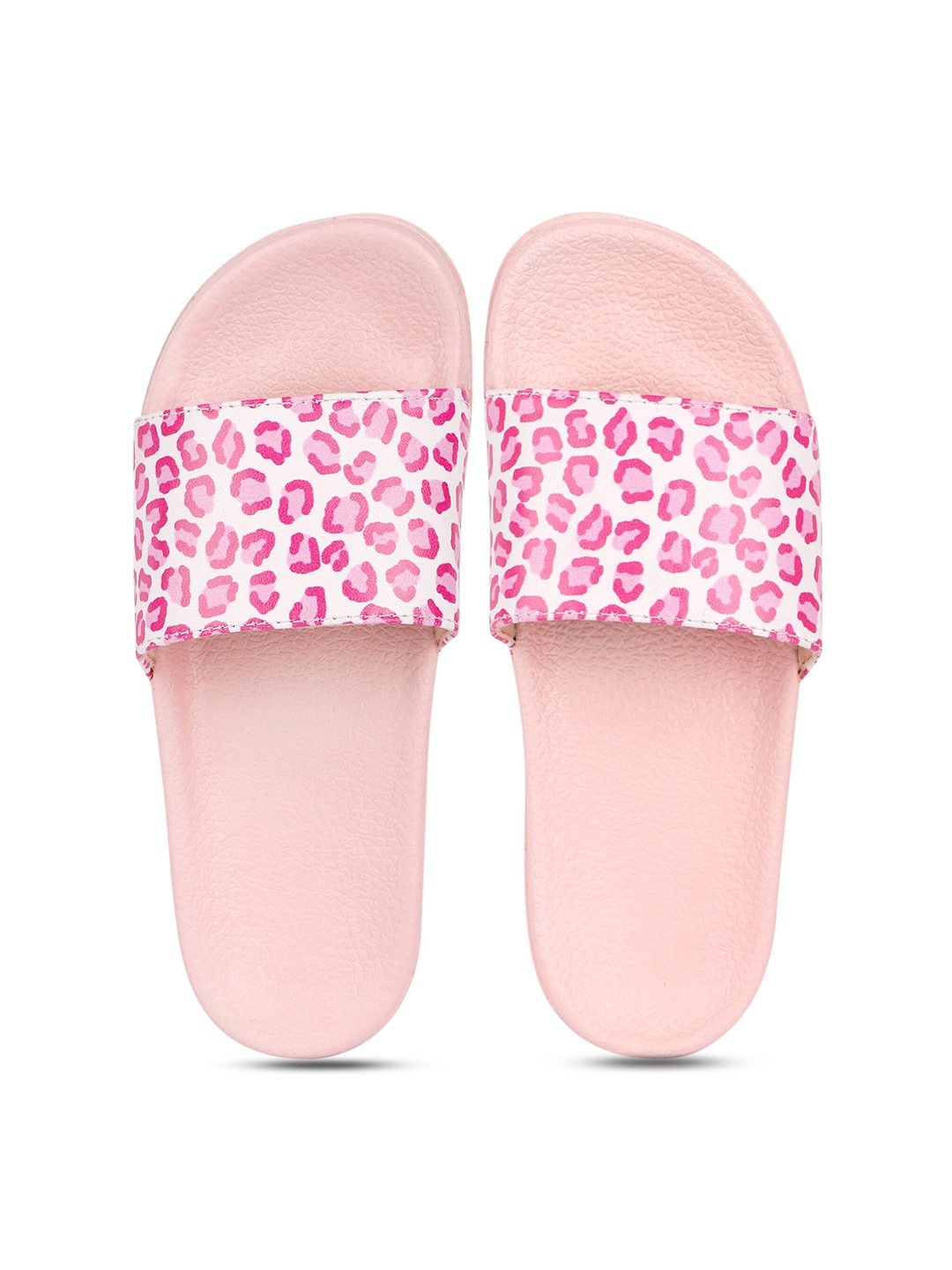 

AMACLASS Women Printed Sliders, Pink