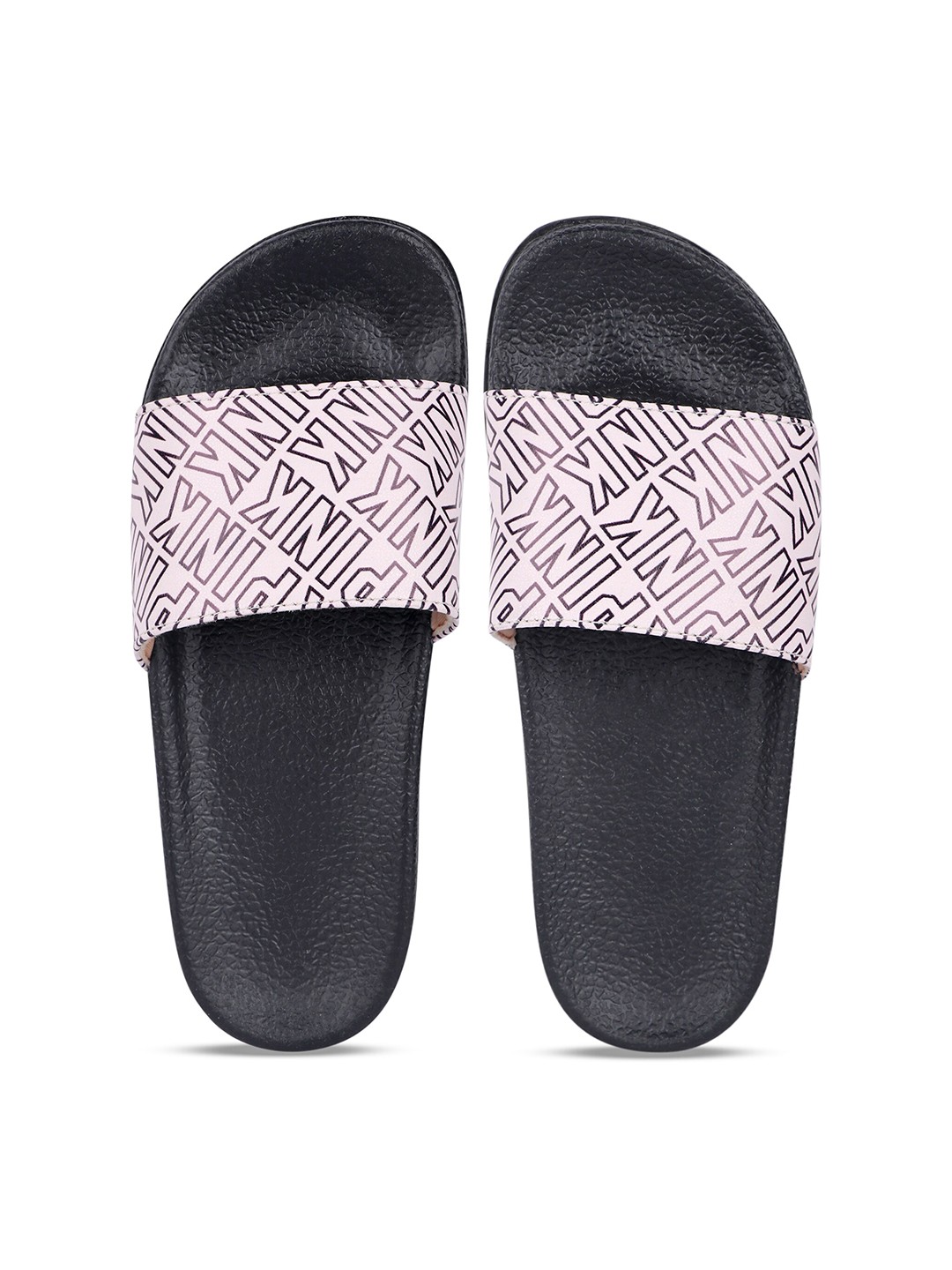 

AMACLASS Women Printed Sliders, Black