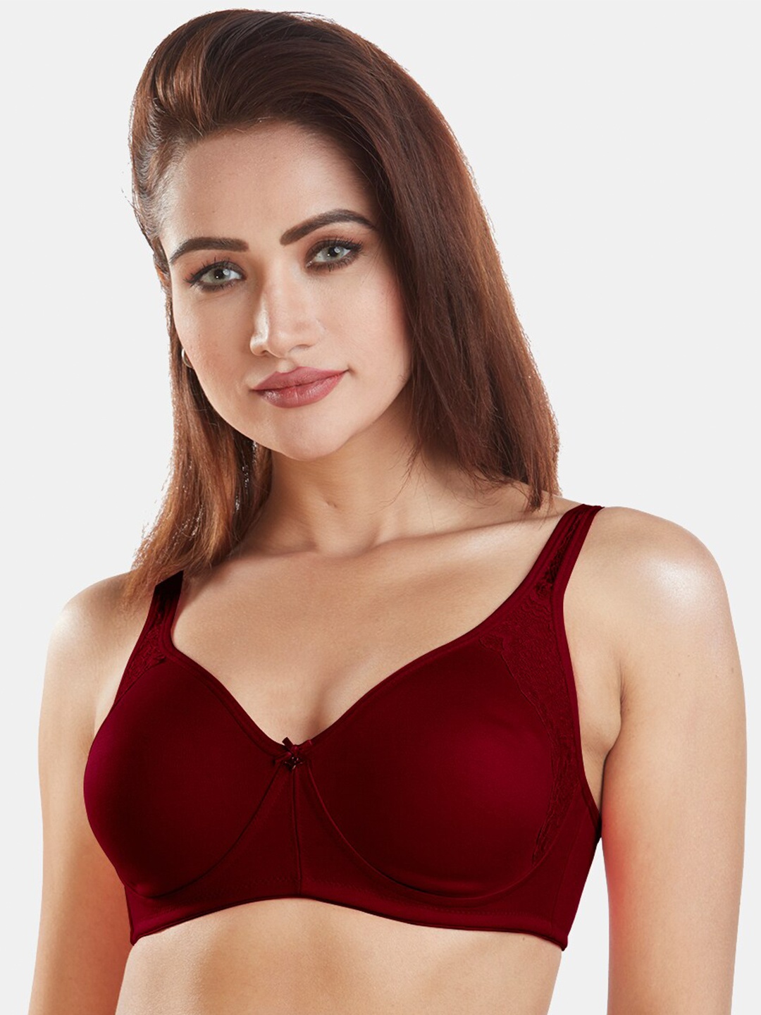 

Dazzle Women Maroon Non Padded Non Wired Bra