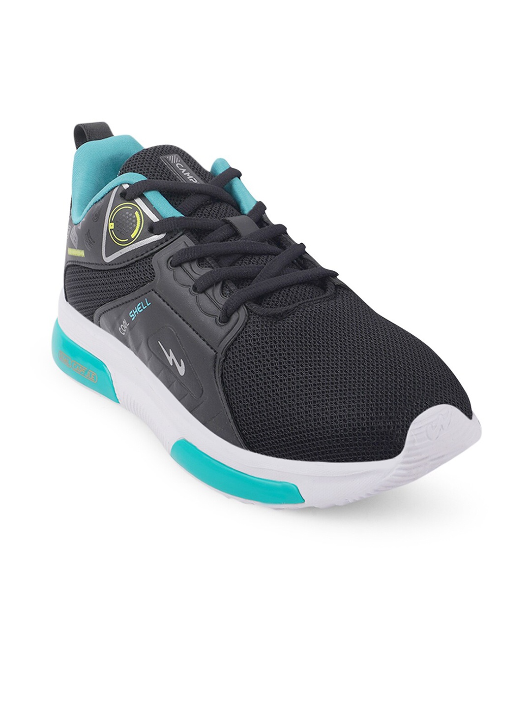 

Campus Unisex Kids Black Mesh Running Shoes