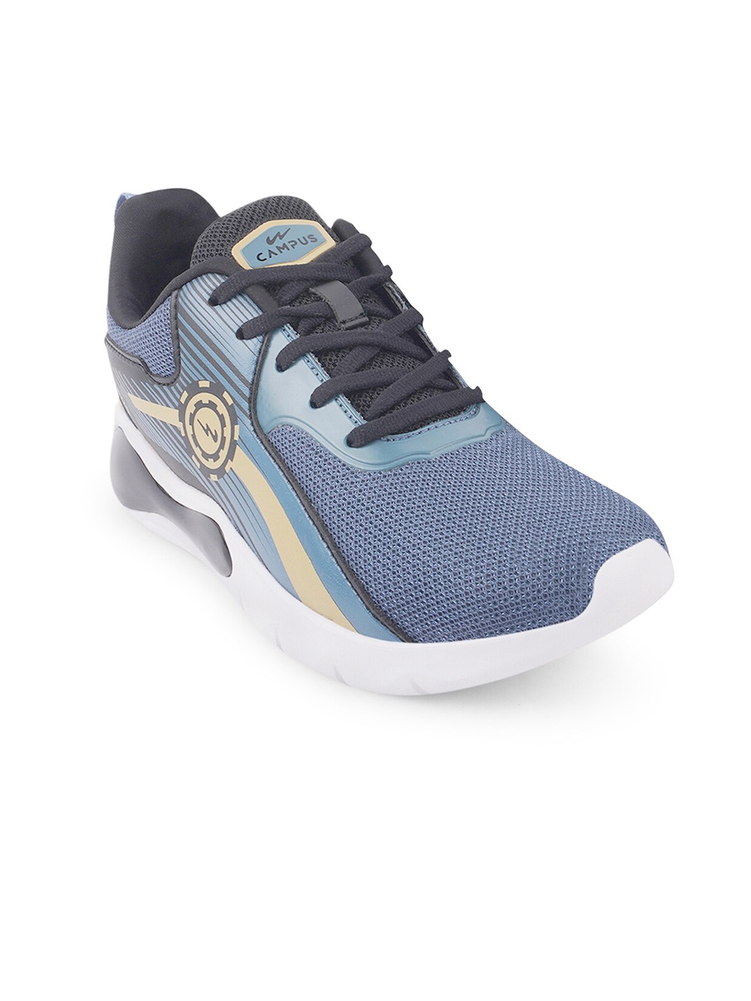 

Campus Unisex Kids Blue Mesh Running Shoes