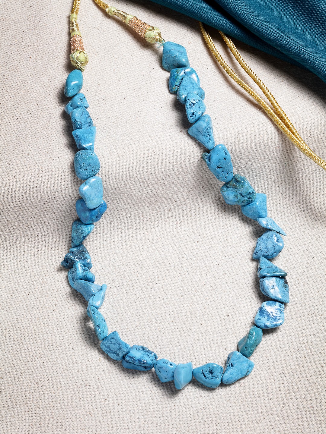

PANASH Turquoise Blue Stone Necklace