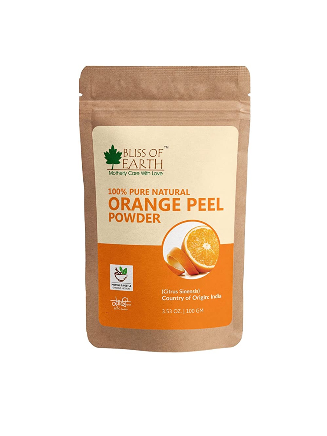 

Bliss of Earth Pure Orange Peel Powder 100g