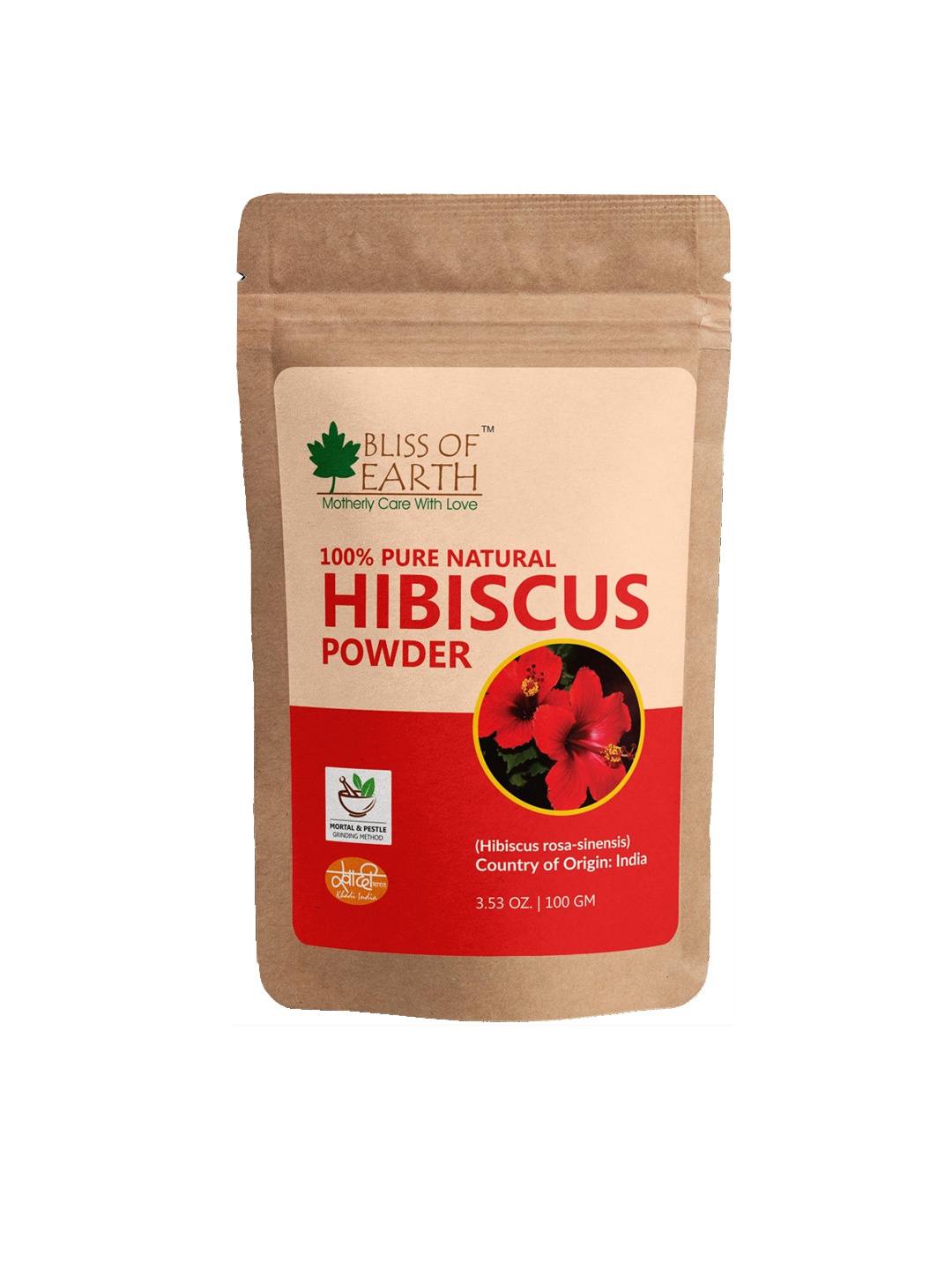 

Bliss of Earth 100% Pure Hibiscus Powder 100gm, Red