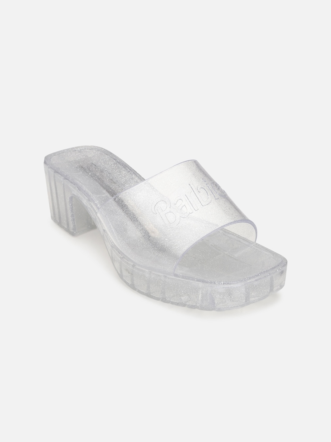 

FOREVER 21 White PU Block Heel
