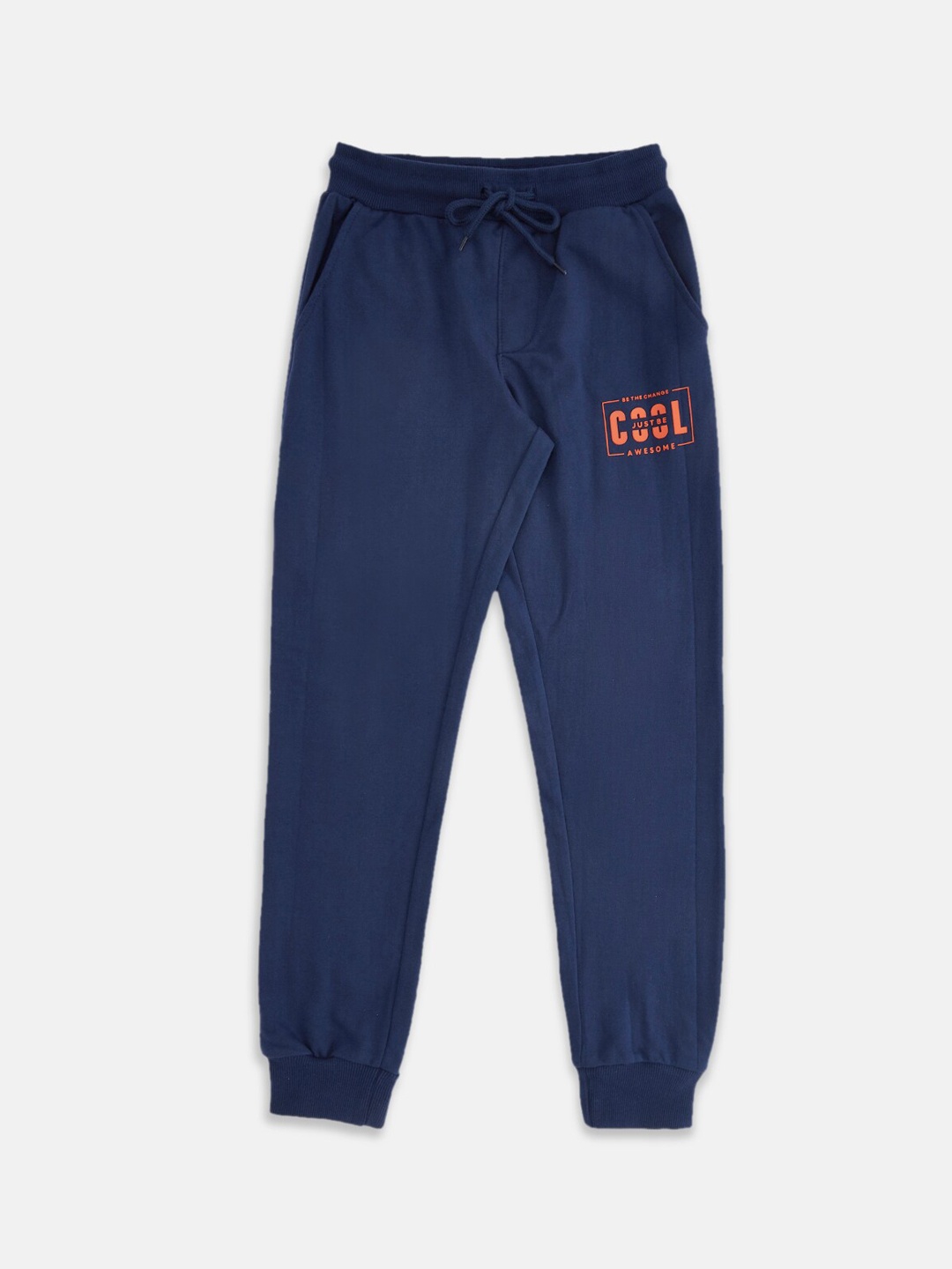 

Pantaloons Junior Boys Navy Blue Solid Cotton Track Pants