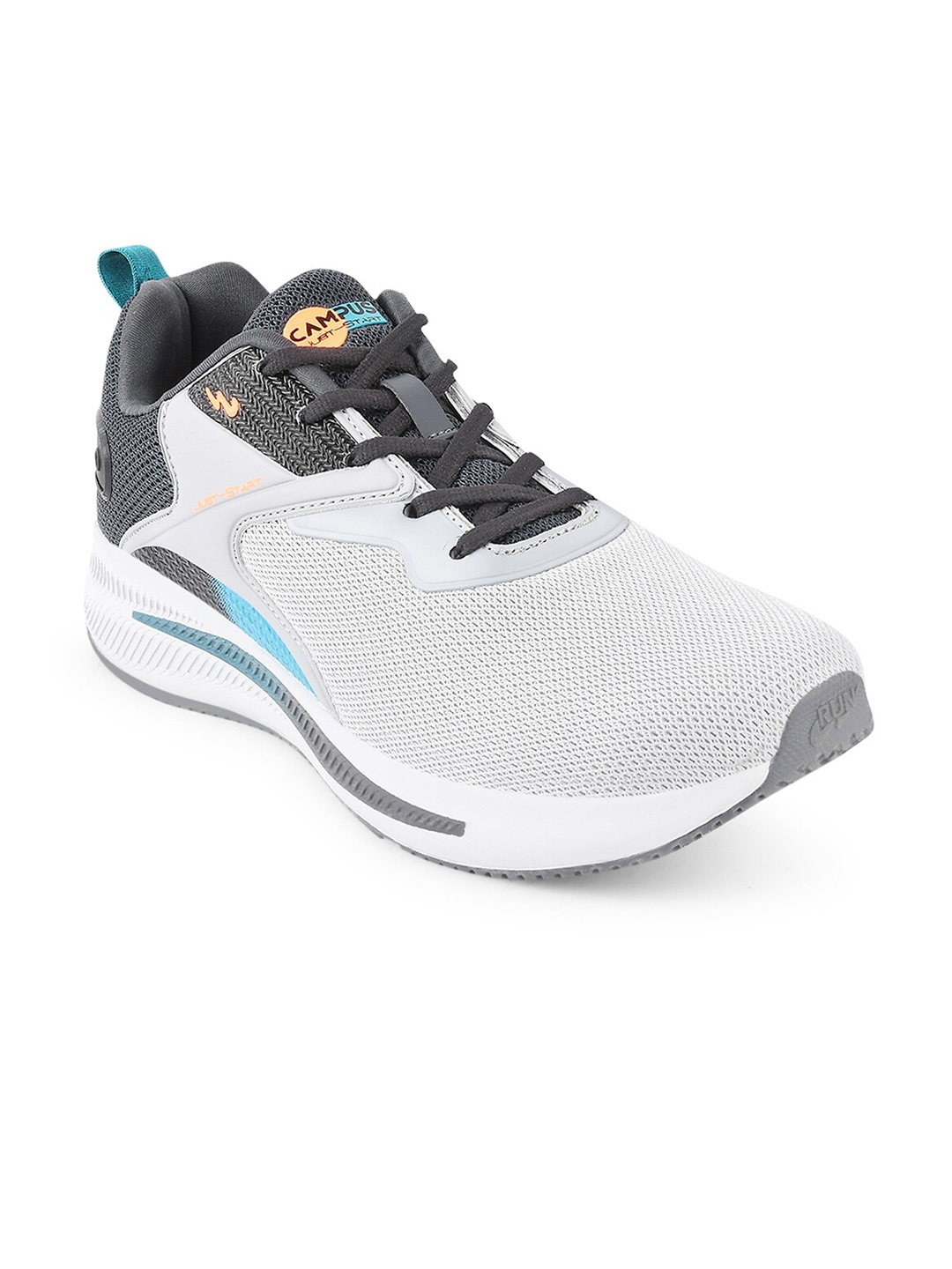 

Campus Men Upper Mesh Running Sports Shoes, Black