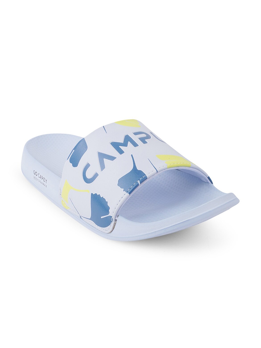 

Campus Men Printed Sliders, Blue