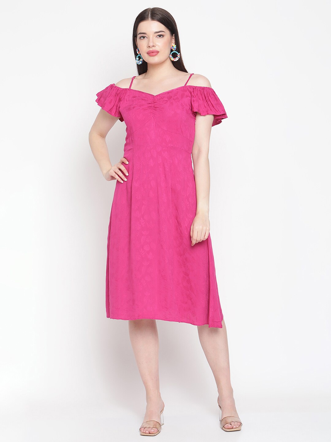 

Amagyaa Pink A-Line Dress