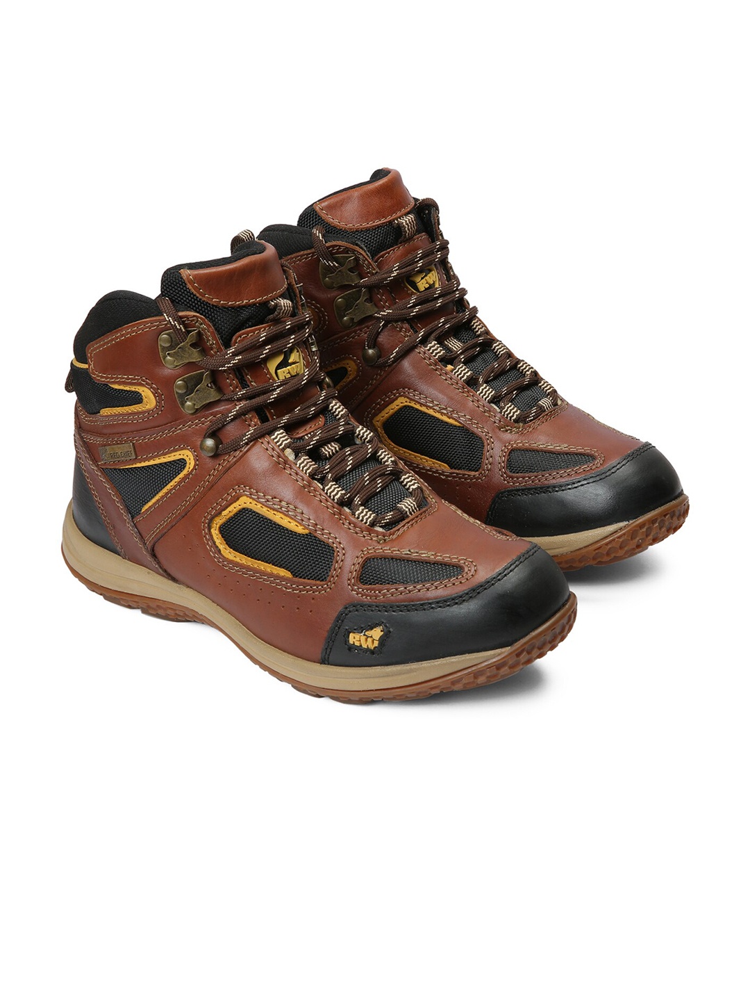 

Red Chief Men Colourblocked Leather Oxfords, Brown