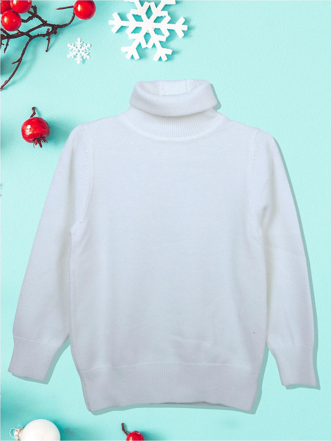 

Baby Moo Unisex Kids Cotton White Pullover
