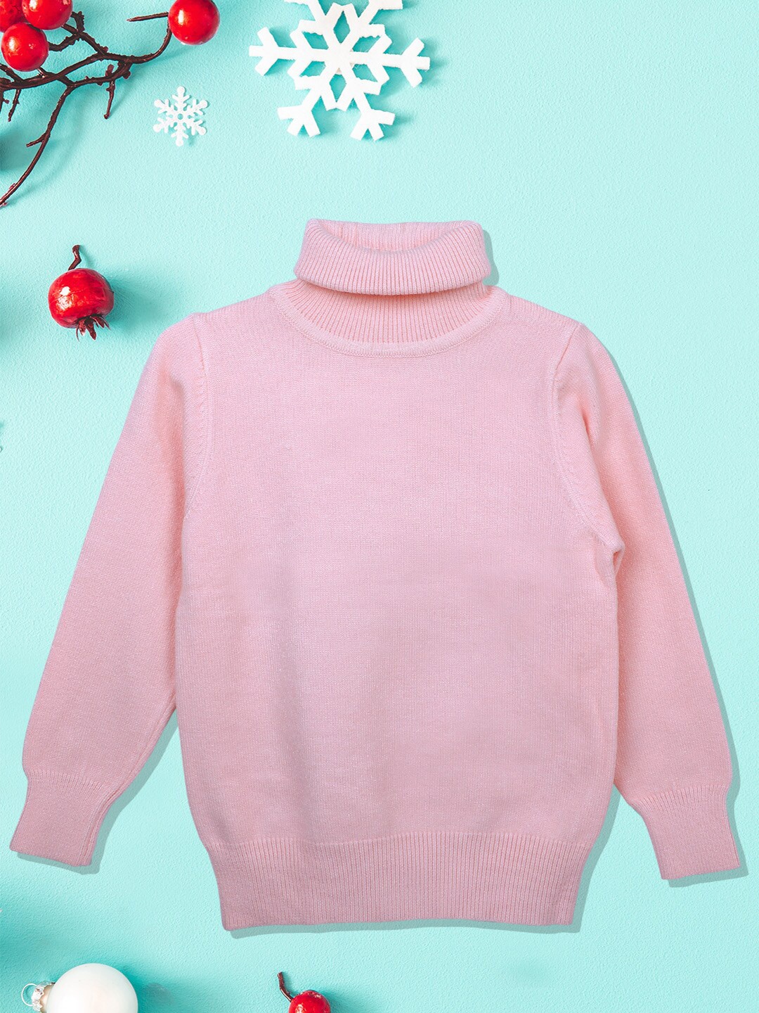 

Baby Moo Unisex Kids Pink Pullover