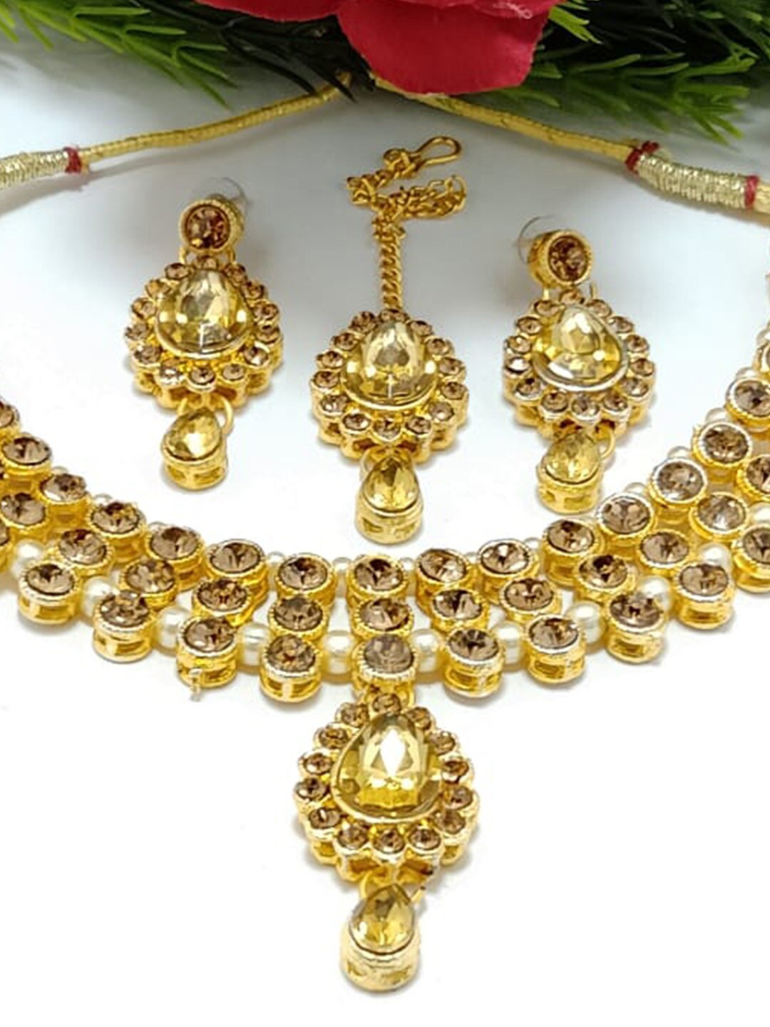 

MAD CLUB Gold-Plated & Toned Jewellery Set