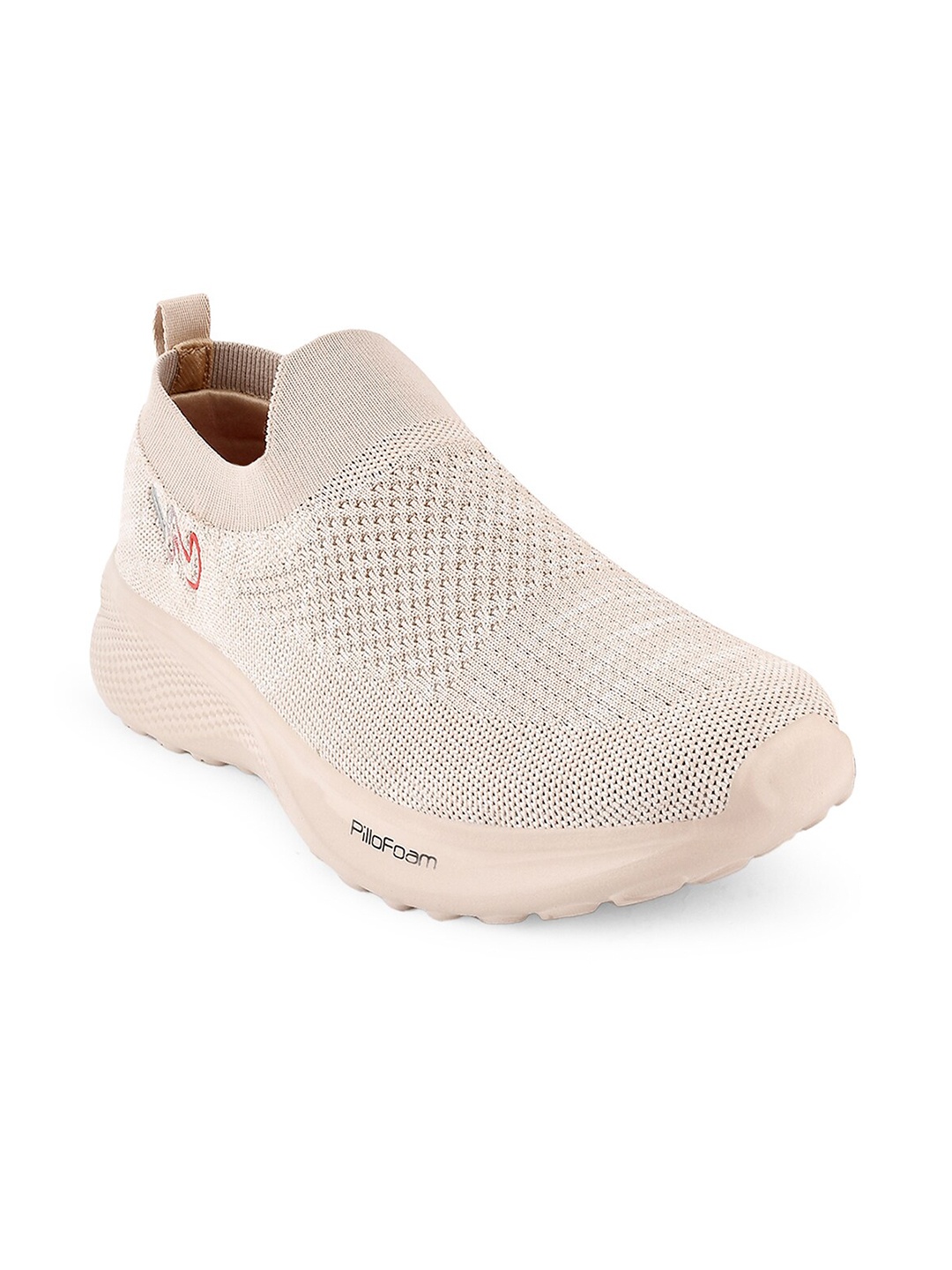 

Campus Men Beige Mesh Walking Shoes