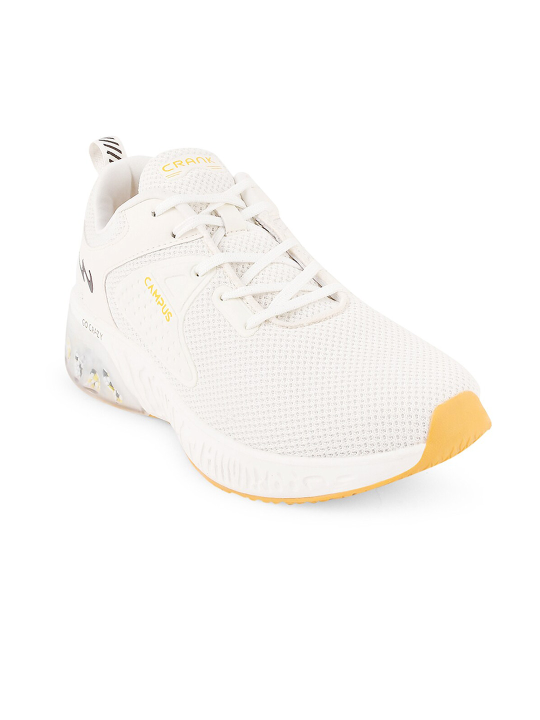 

Campus Men White Mesh Running Shoes