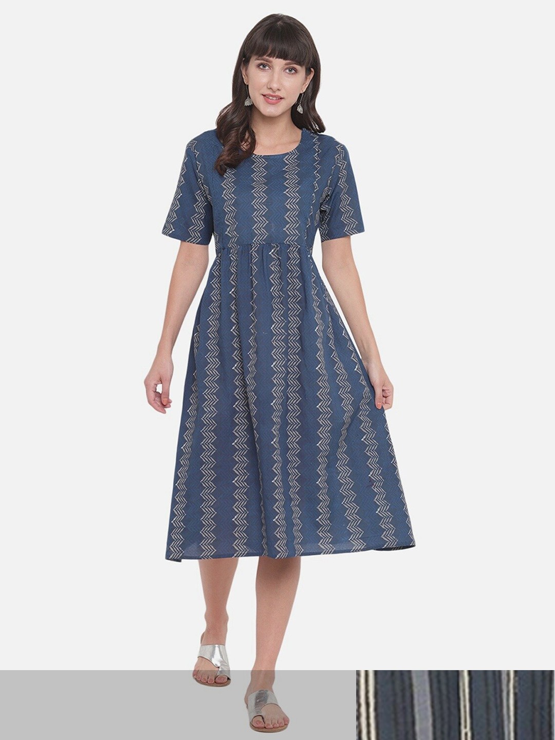 

Aawari Blue Set of 2 Fit & Flare Dress