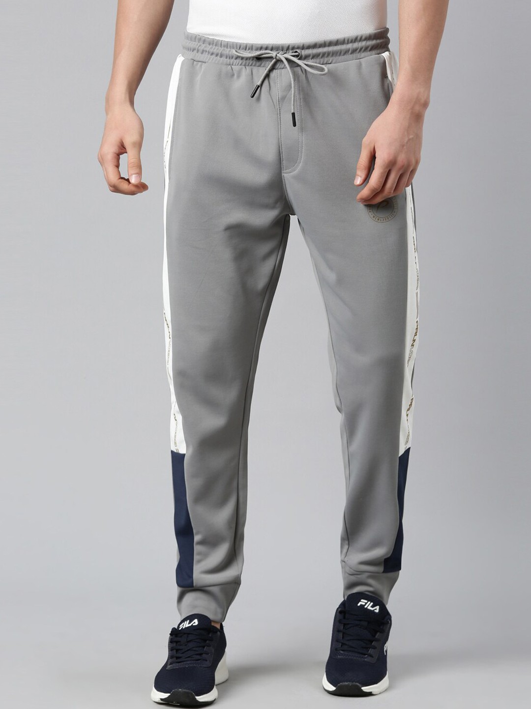 

Proline Active Men Grey Solid Track Pants