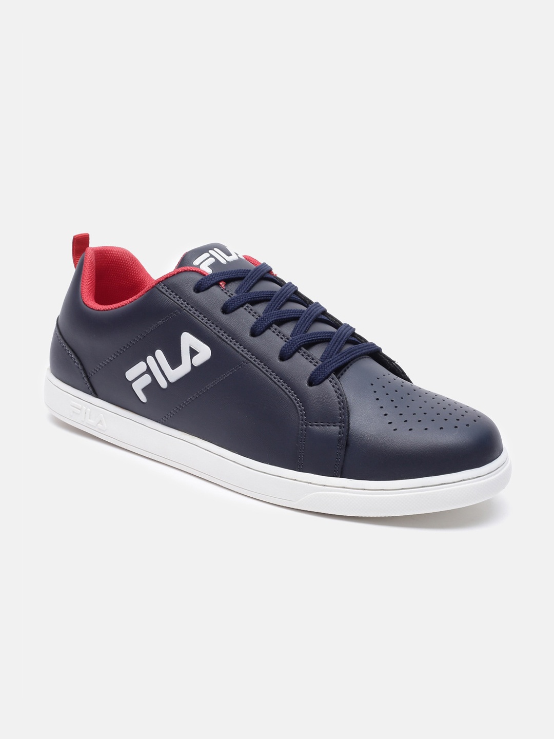 

FILA Women Perforations PU Kurnes Sneakers, Blue