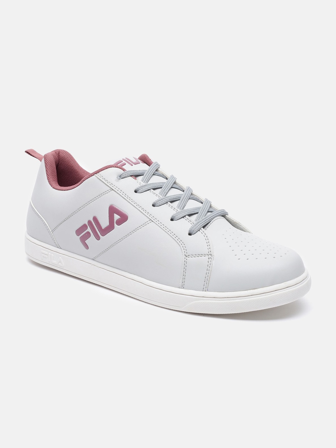 

FILA Women Perforations Kurnes Slip-On Sneakers, Grey