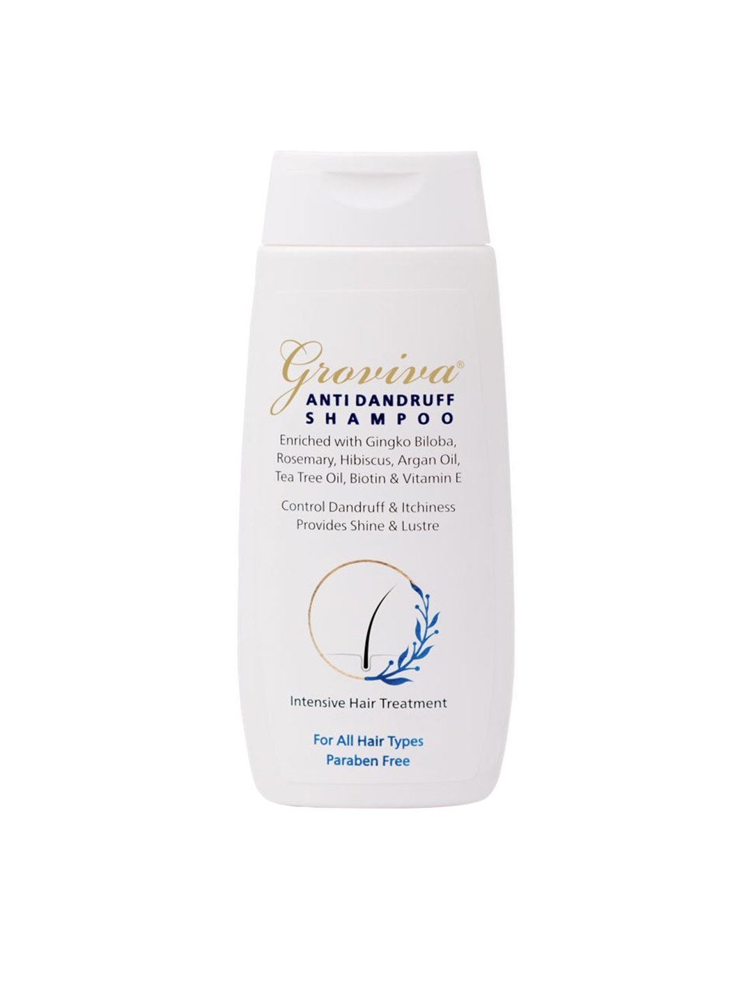 

Groviva Anti-Dandruff Paraben Free Shampoo 100ml, Transparent