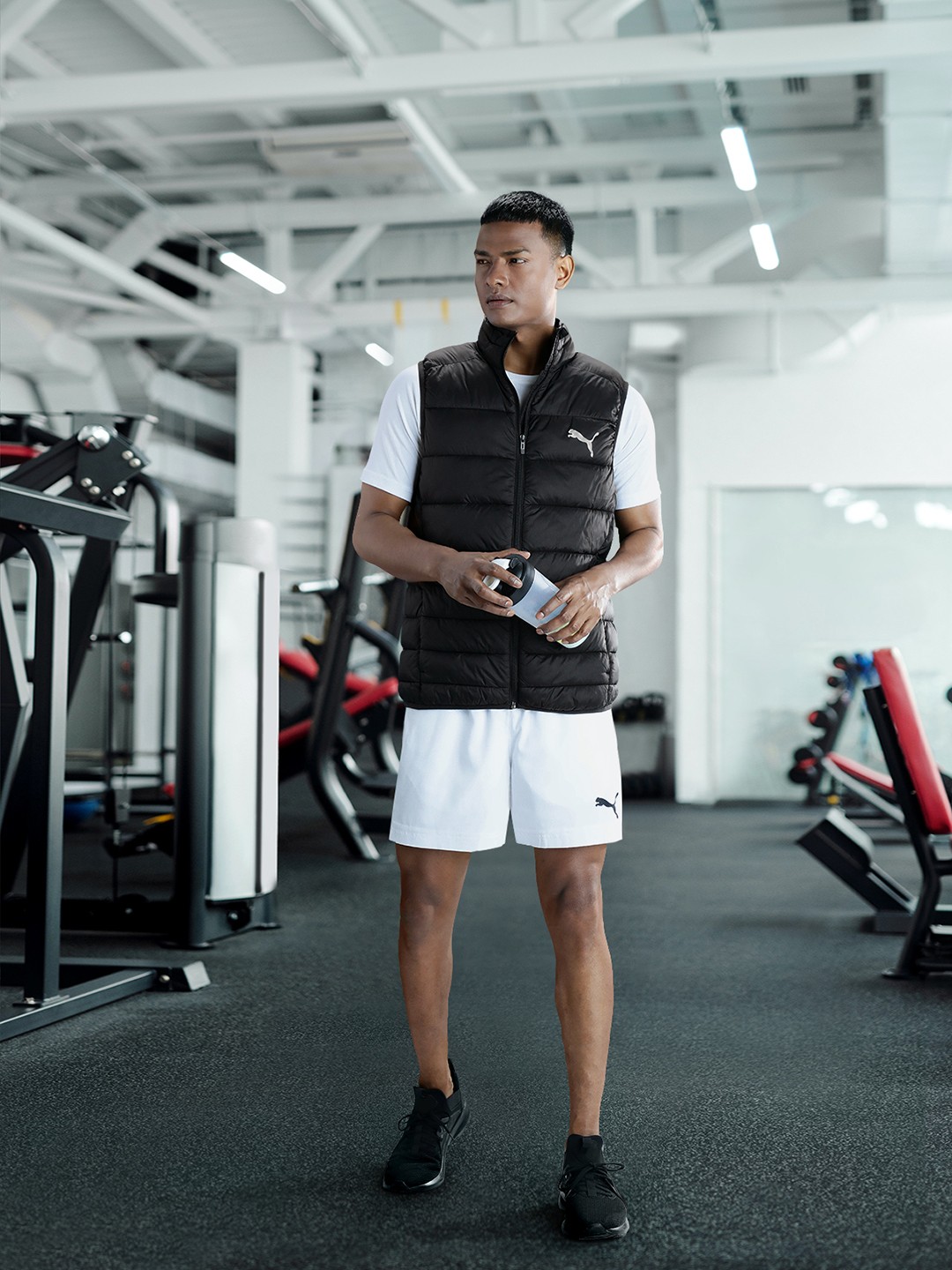 

Puma Men Black Solid Outdoor Puffer Jacket