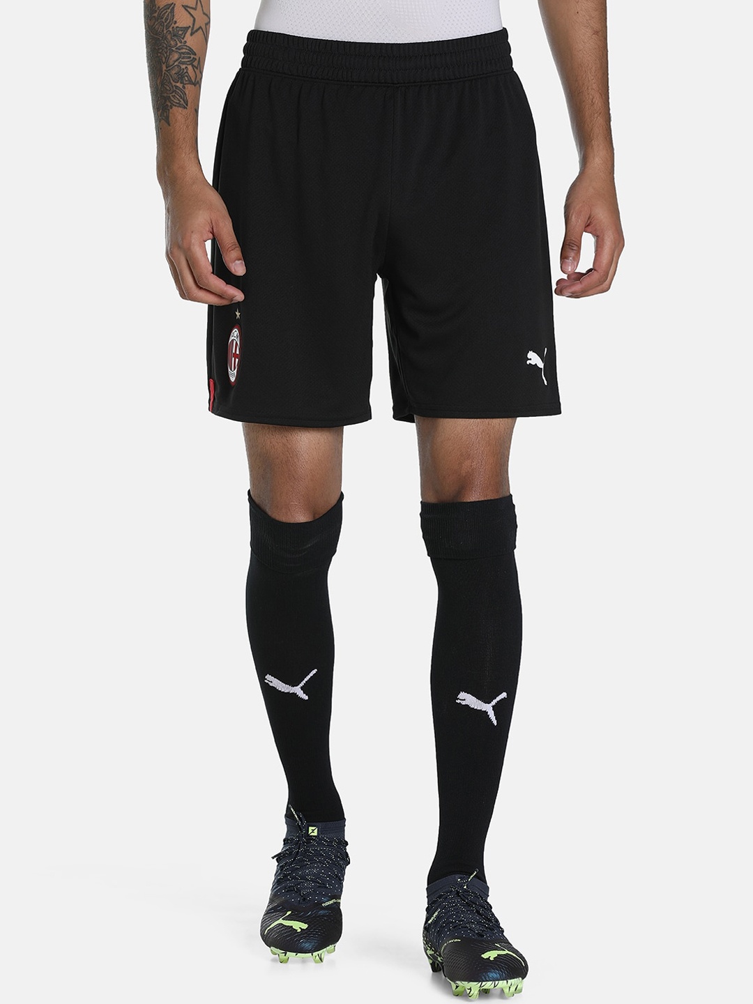 

Puma Men Black Outdoor Sports Shorts