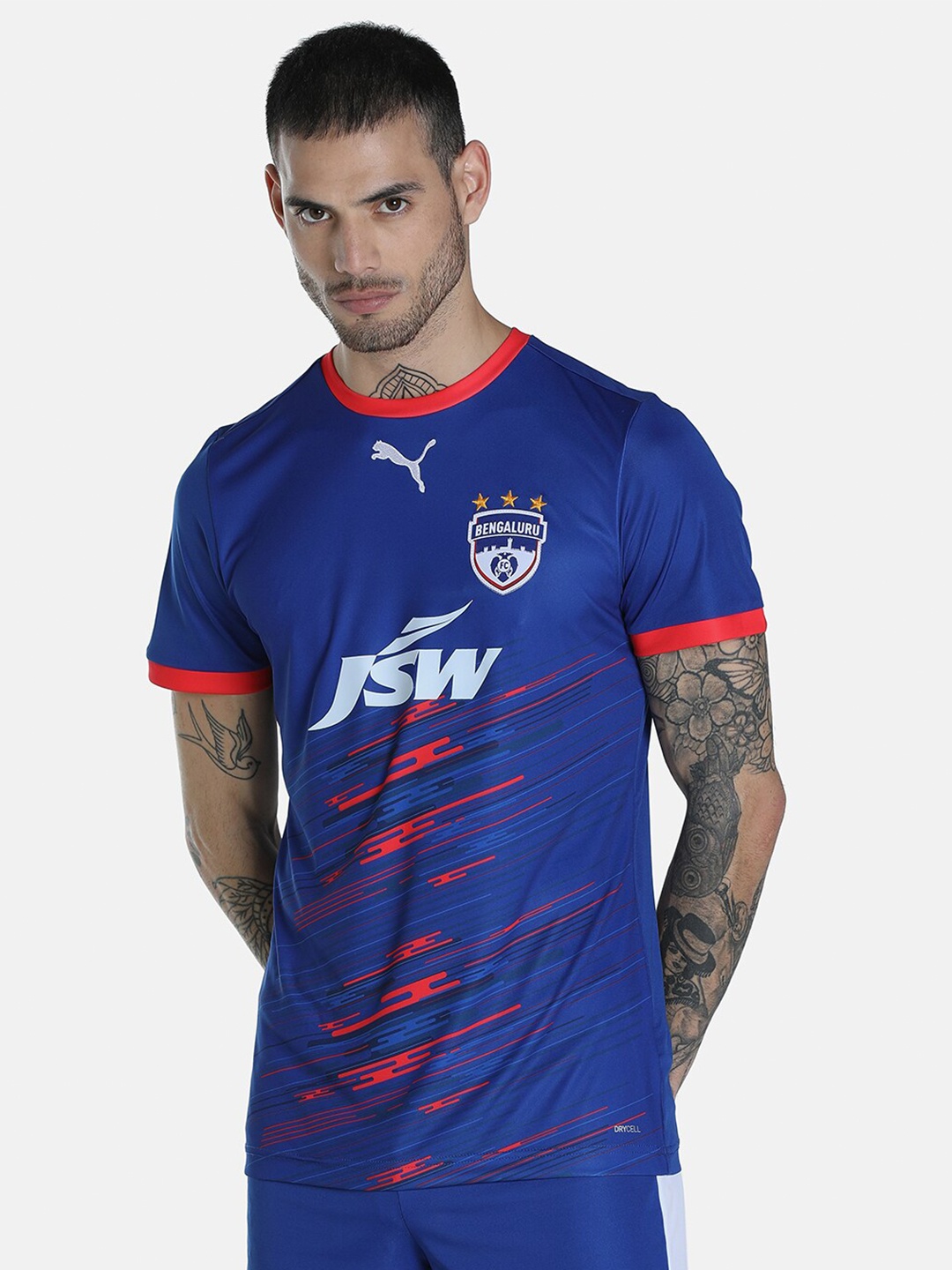 

Puma Men Bengaluru Football Club Printed Jersey, Blue