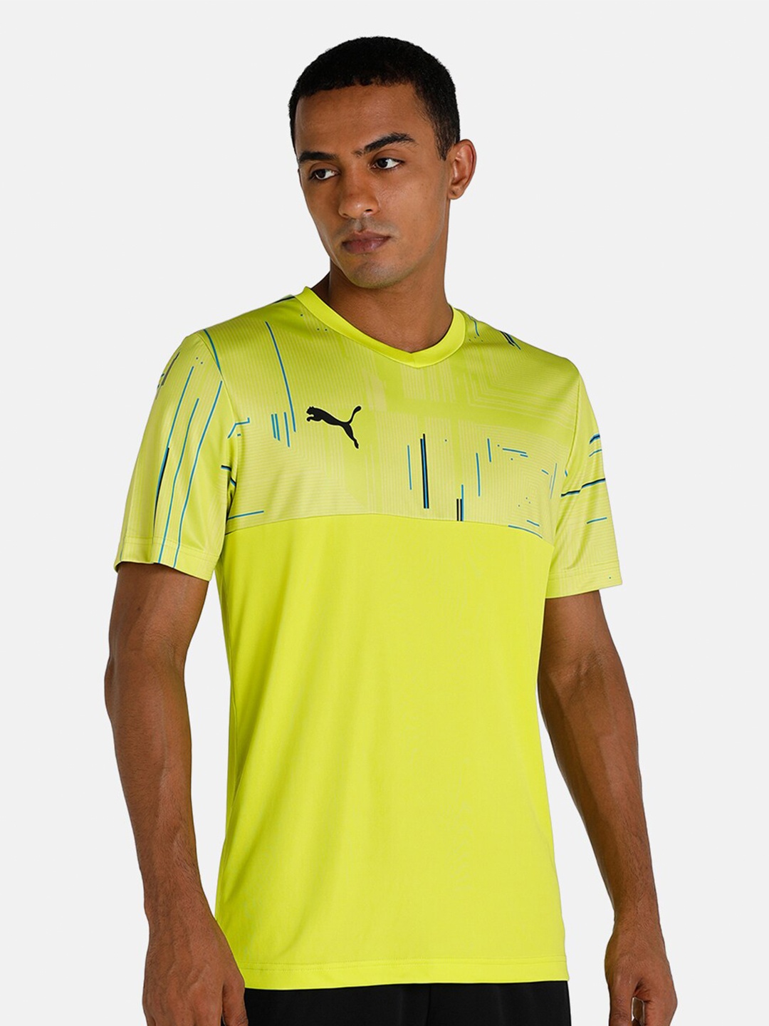 

Puma Men Cricket Team Printed T-shirts, Yellow