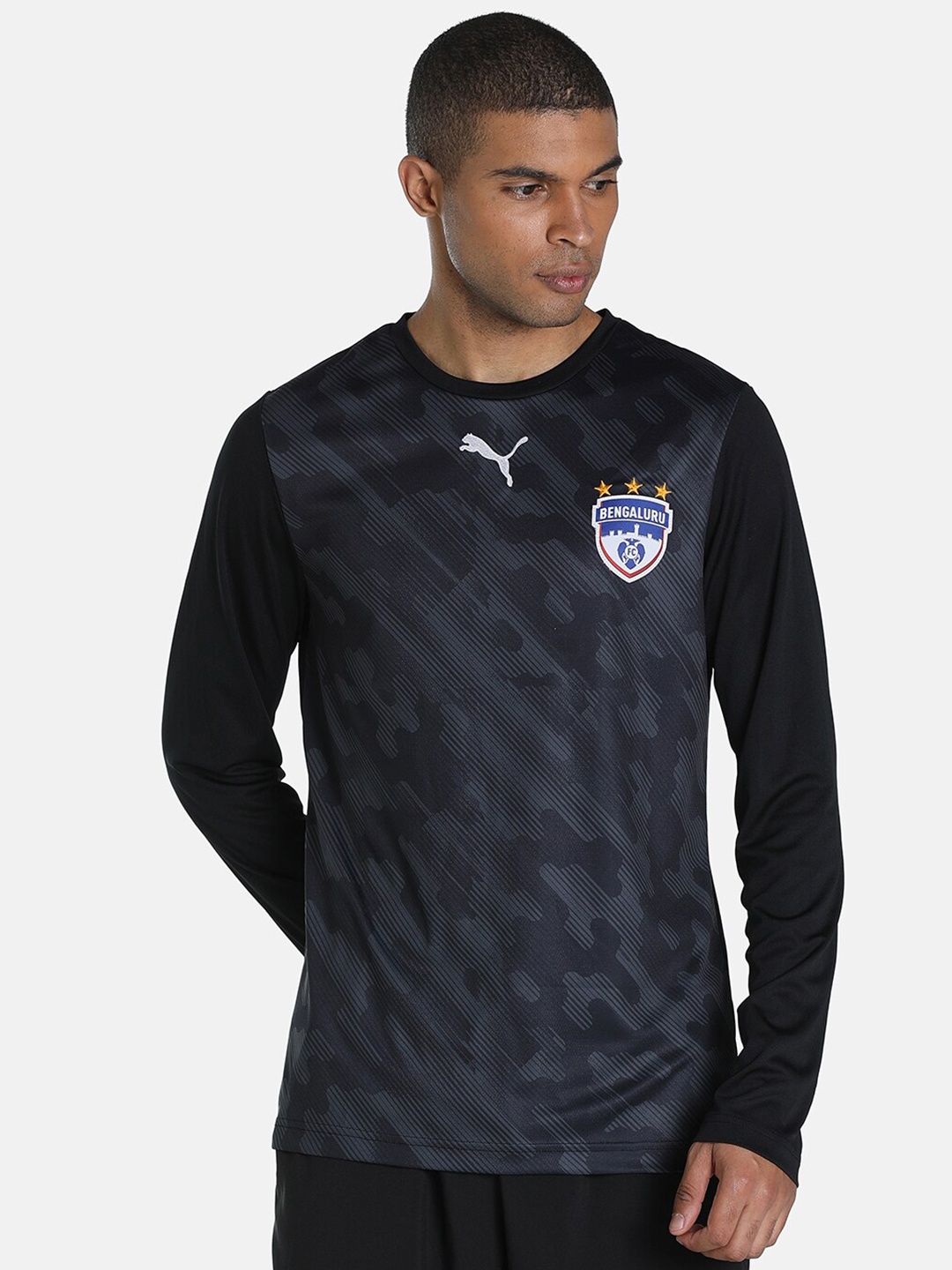 

Puma Men Printed BFC Goalkeeper T-shirts, Black