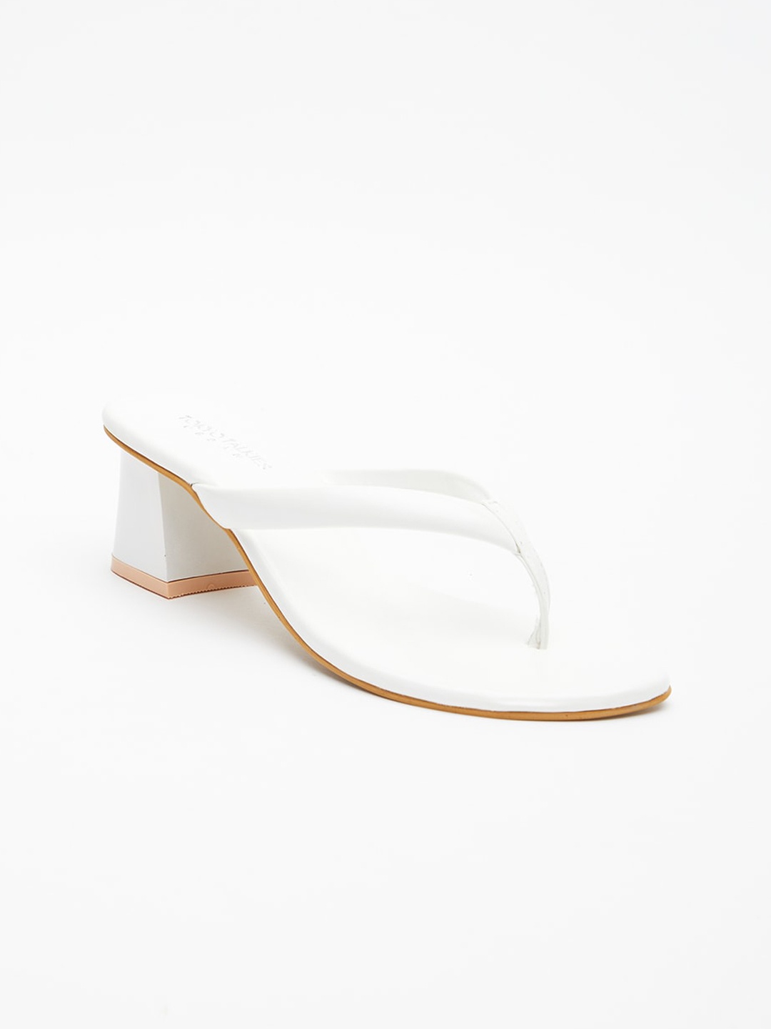 

Tokyo Talkies Women White Block Heels