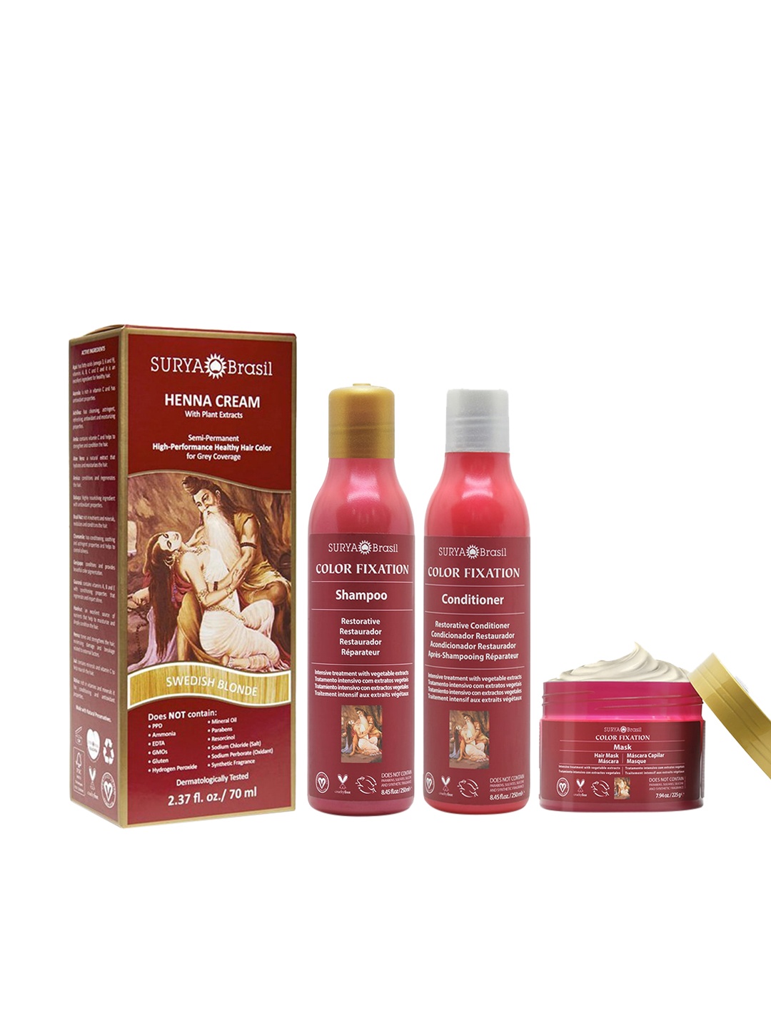 

SURYA Brasil Gold-Coloured Hair Colour Combo