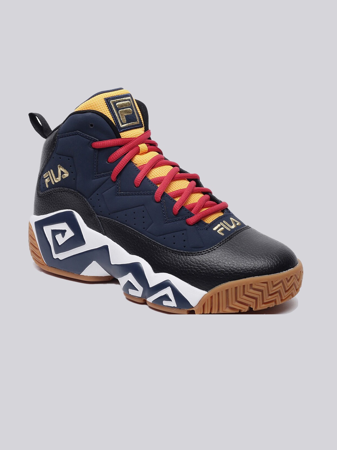 

FILA Men Blue Basketball Non-Marking Shoes