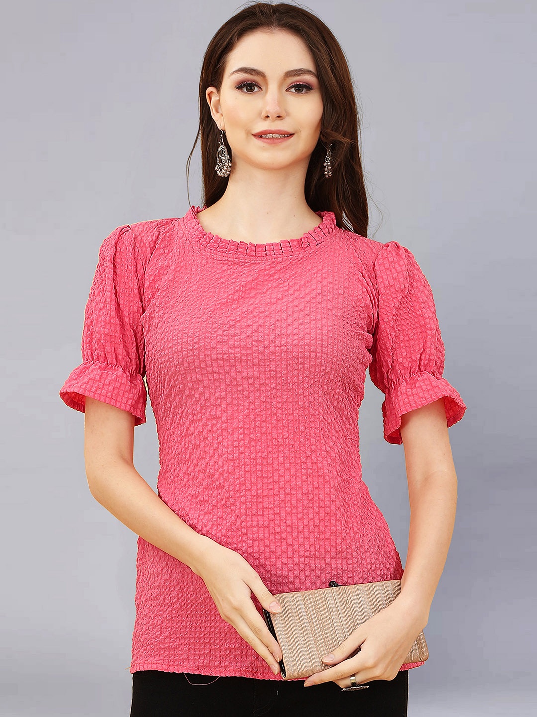 

APPLIX STYLE Women Pink Top