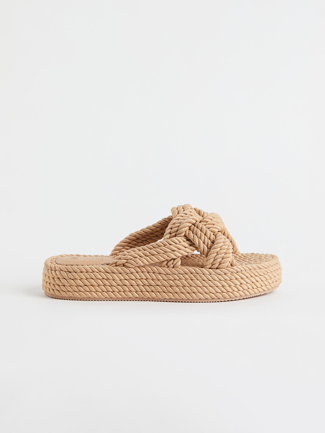 

H&M Woman Beige Slides