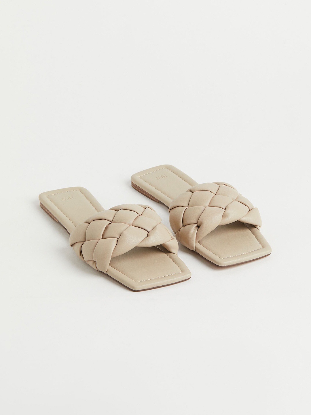 

H&M Women Beige Open Toe Flats