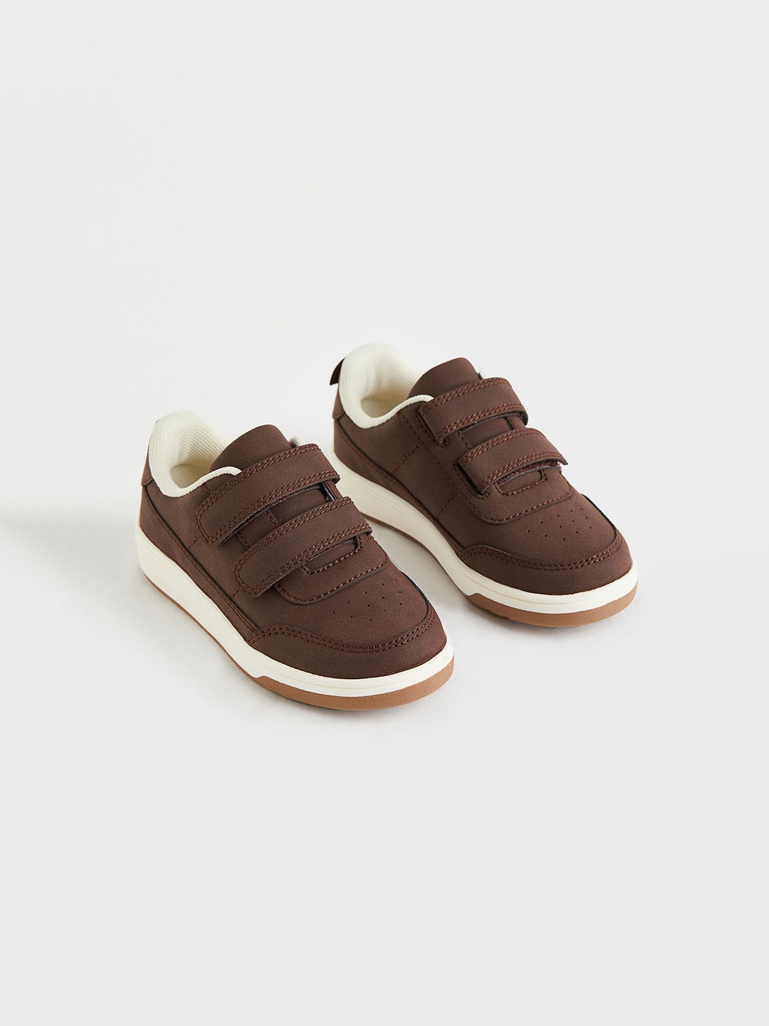 

H&M Girls Brown & White Trainers