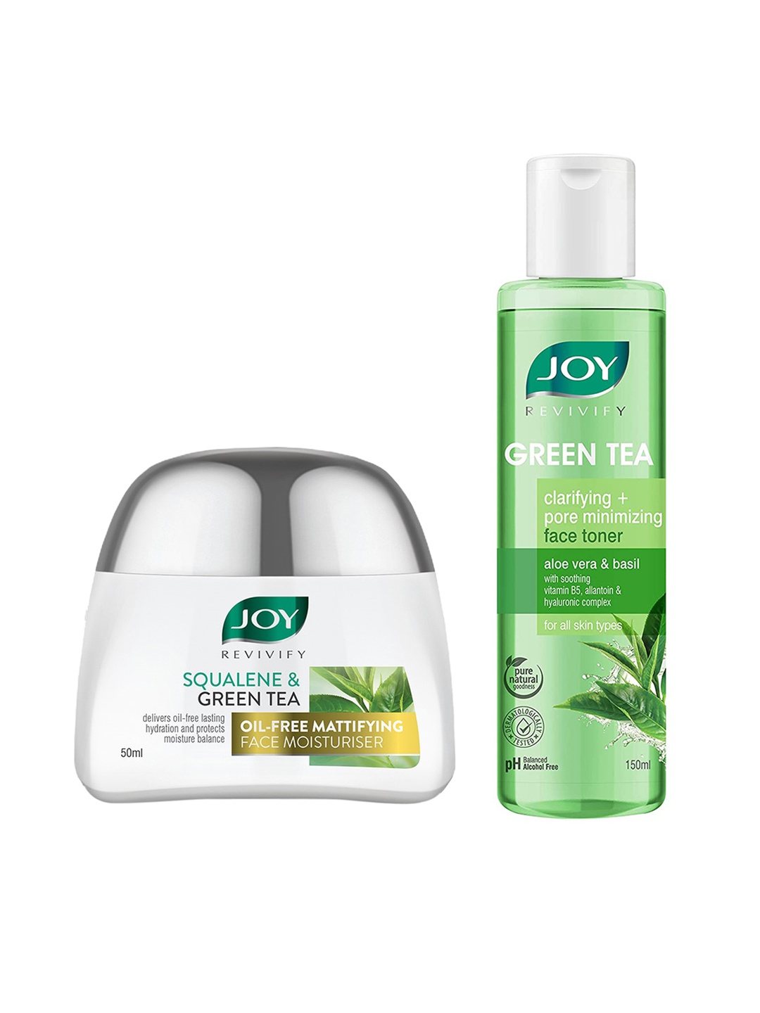 

JOY Set of Squalene & Green Tea Face Moisturizer 50ml & Green Tea Face Toner 150ml