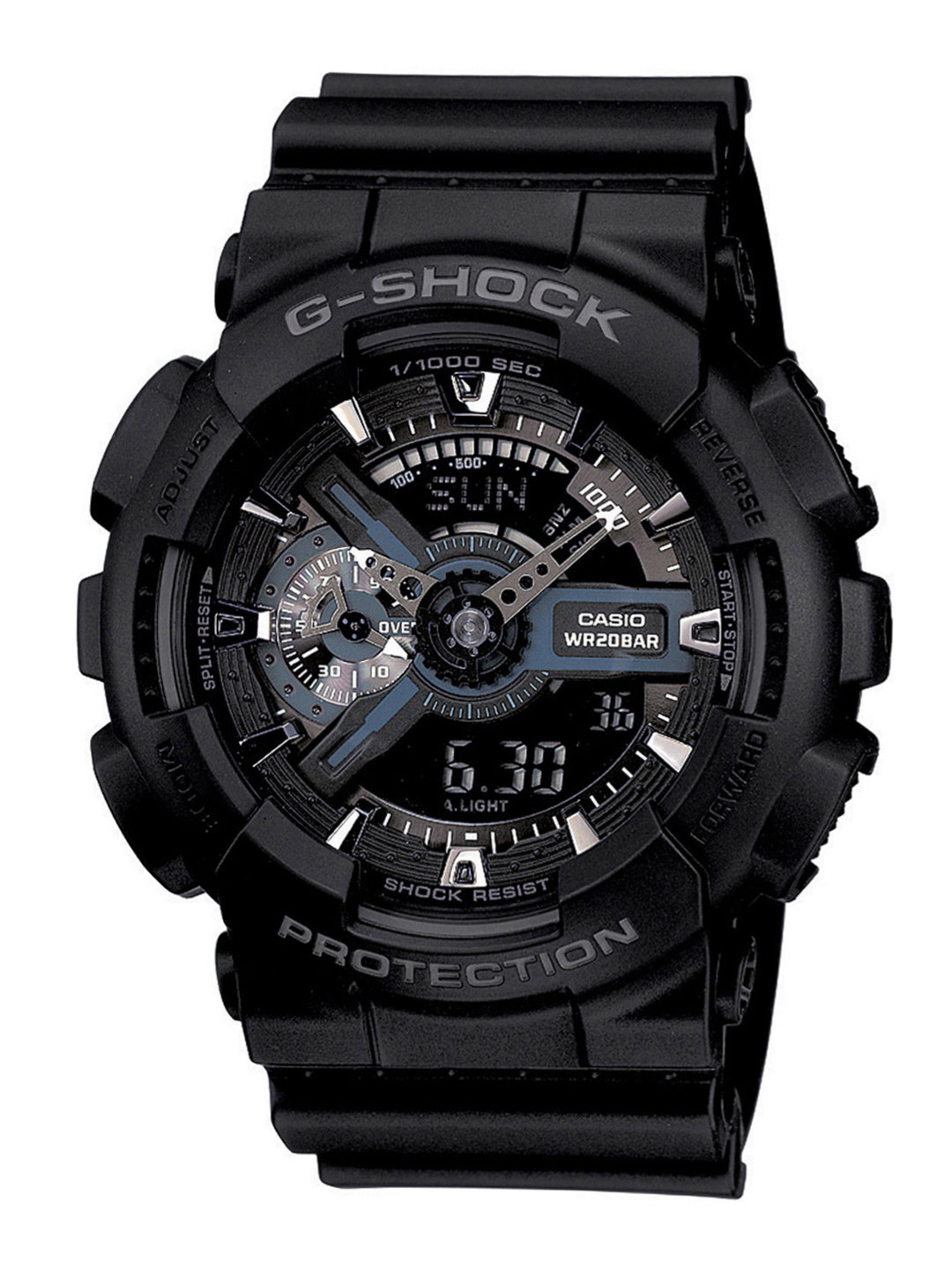 

CASIO Men G-Shock GA-110-1BDR Black Analog-Digital Dial Black Resin Strap Watch G317