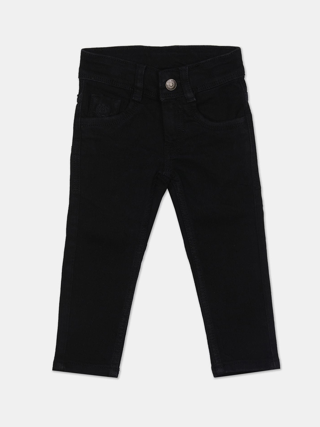 

U S Polo Assn Kids Boys Black Slim Fit Stretchable Jeans