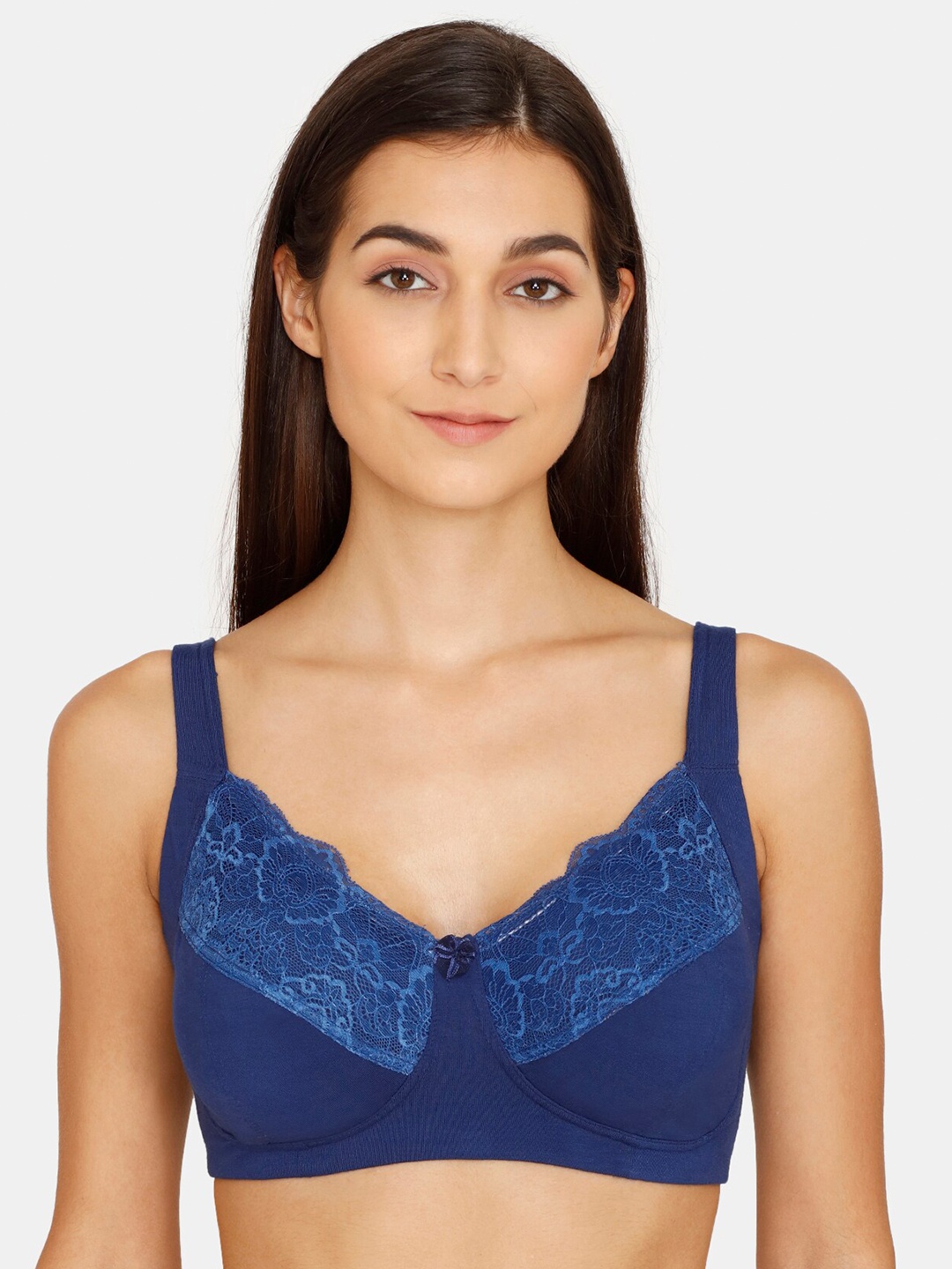 

Zivame Blue Floral Everyday Bra