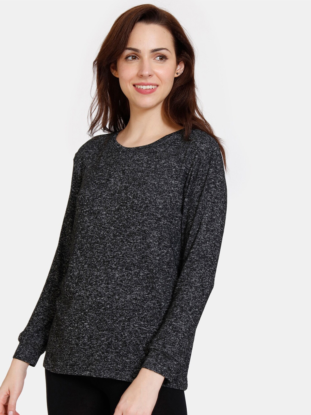 

Zivame Women Black Solid Top