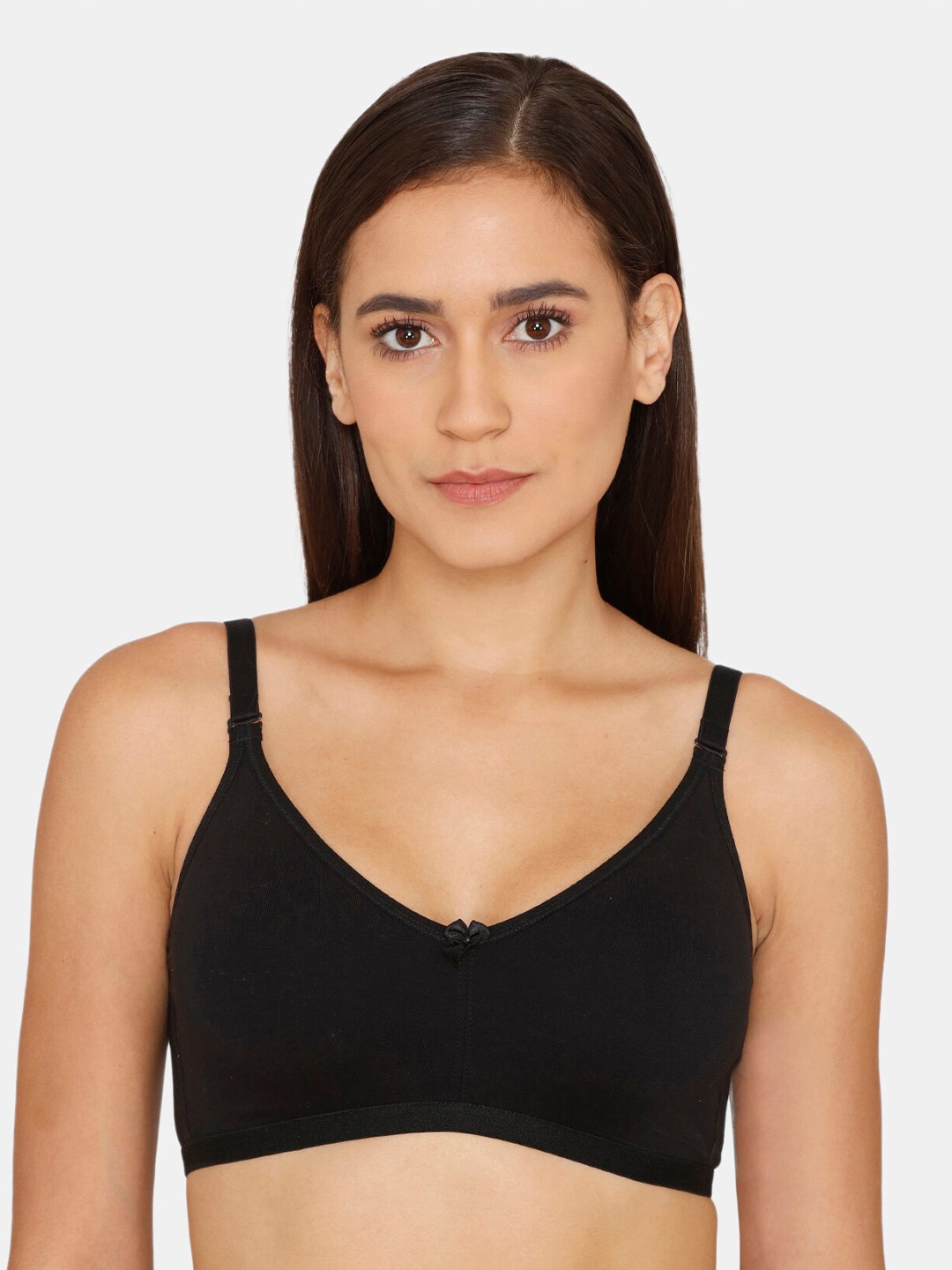 

Zivame Black Non Padded & Non-Wired Seamless Bra