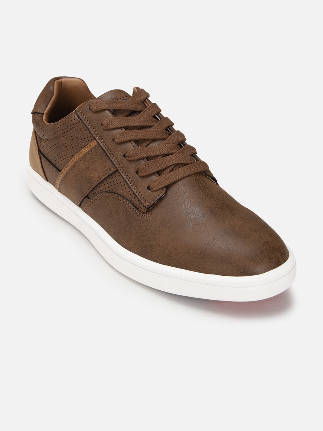 

Louis Philippe Sport Men Leather Sneakers, Brown