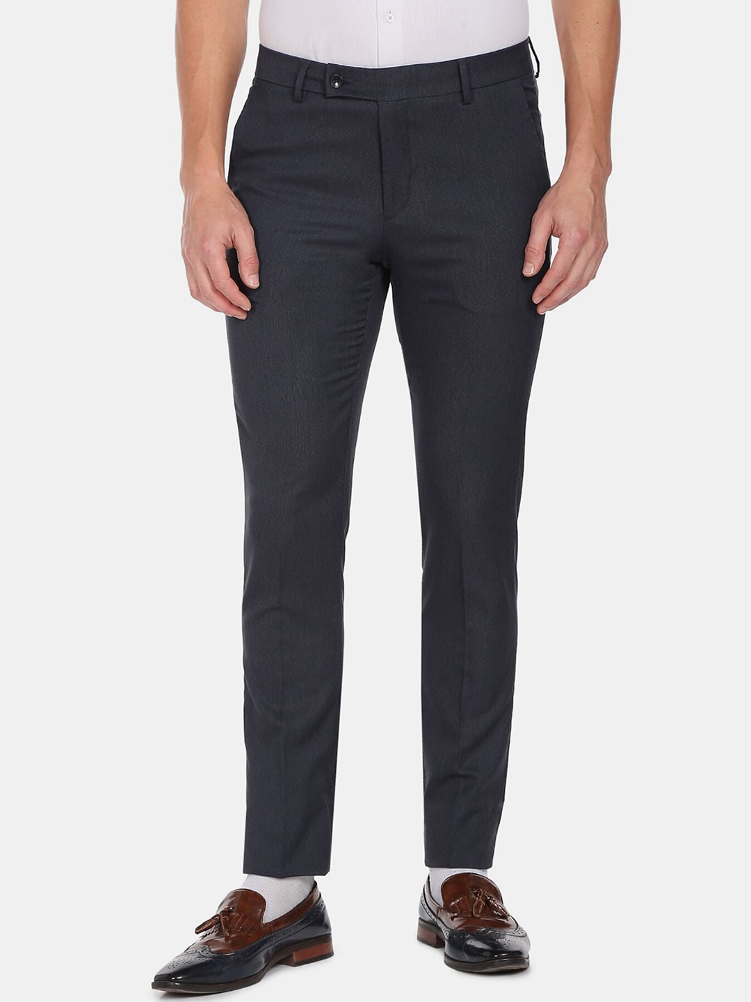 

Arrow Men Navy Blue Formal Trouser