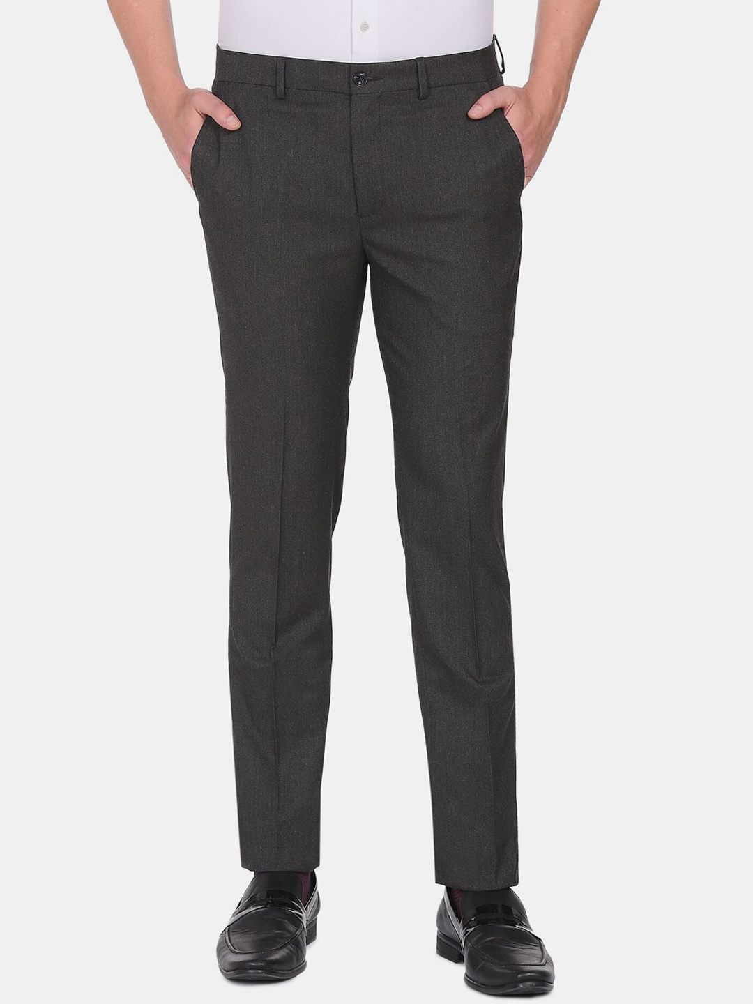 

Arrow New York Men Black Formal Trouser
