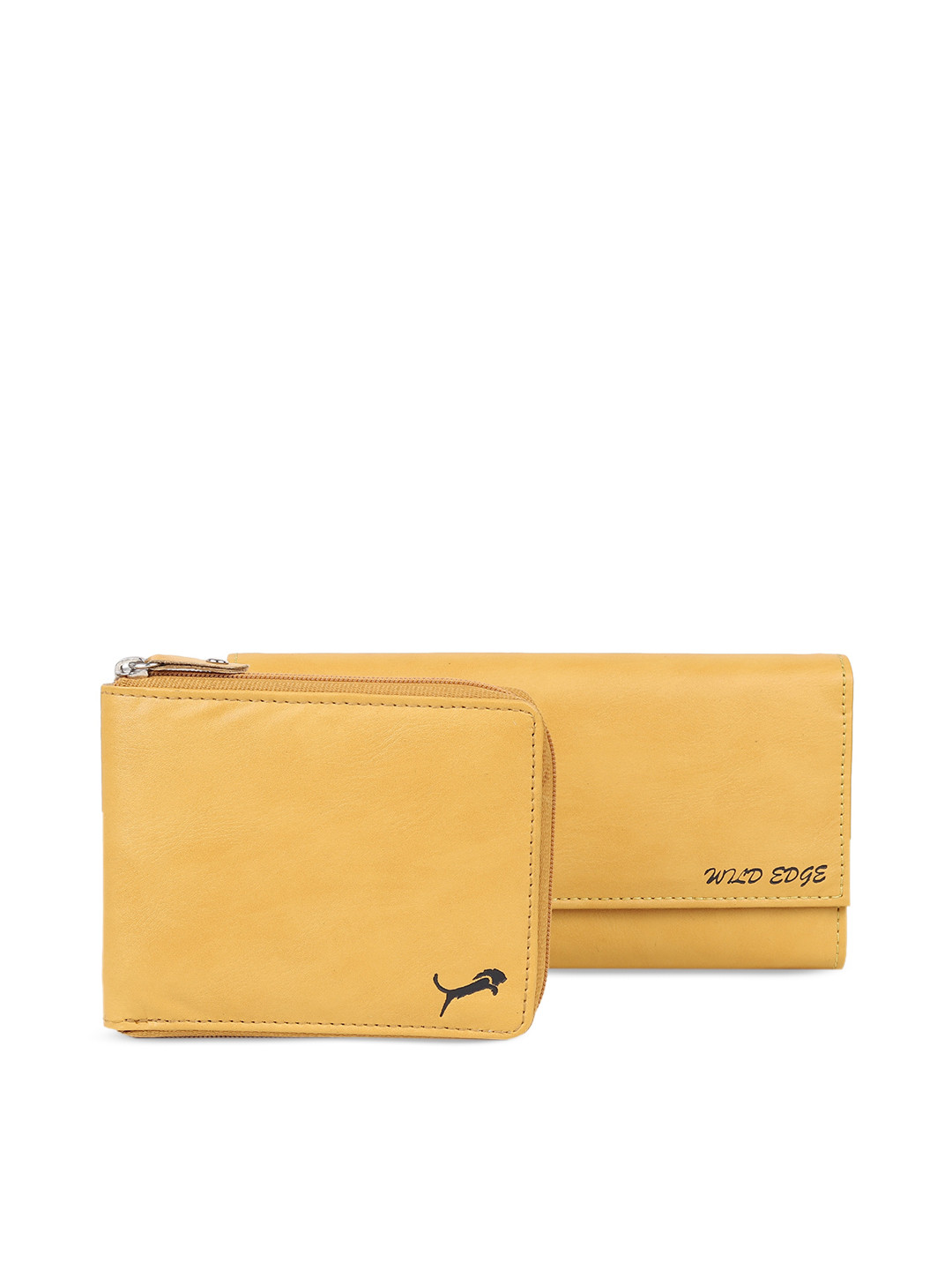 

WILD EDGE Unisex Yellow Solid Accessory Gift Set COMBO FOAM YLW ZPR/CLTCH 6-YELLOW