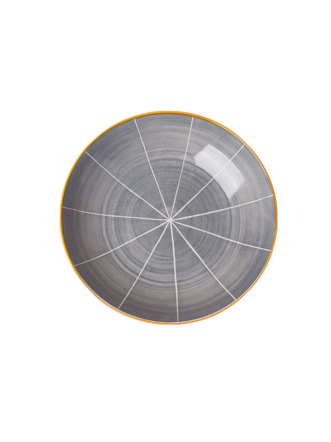 

Nestasia Grey & White Microwave safe Printed Ceramic Glossy Plate