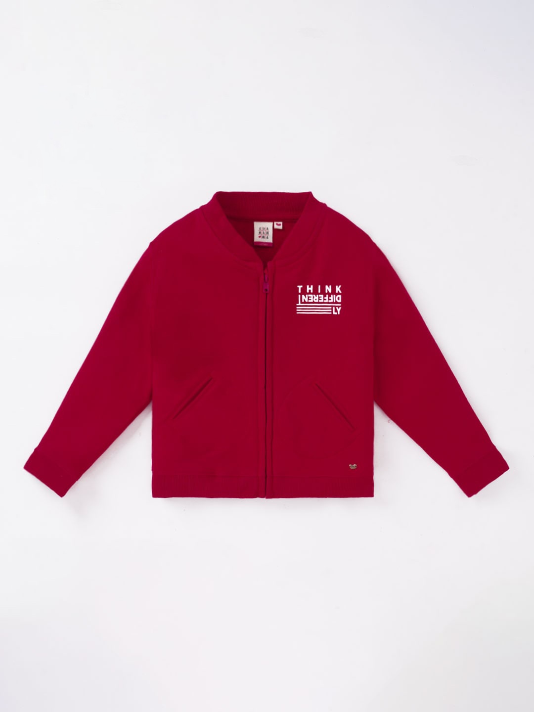 

Ed-a-Mamma Boys Red Open Front Jacket