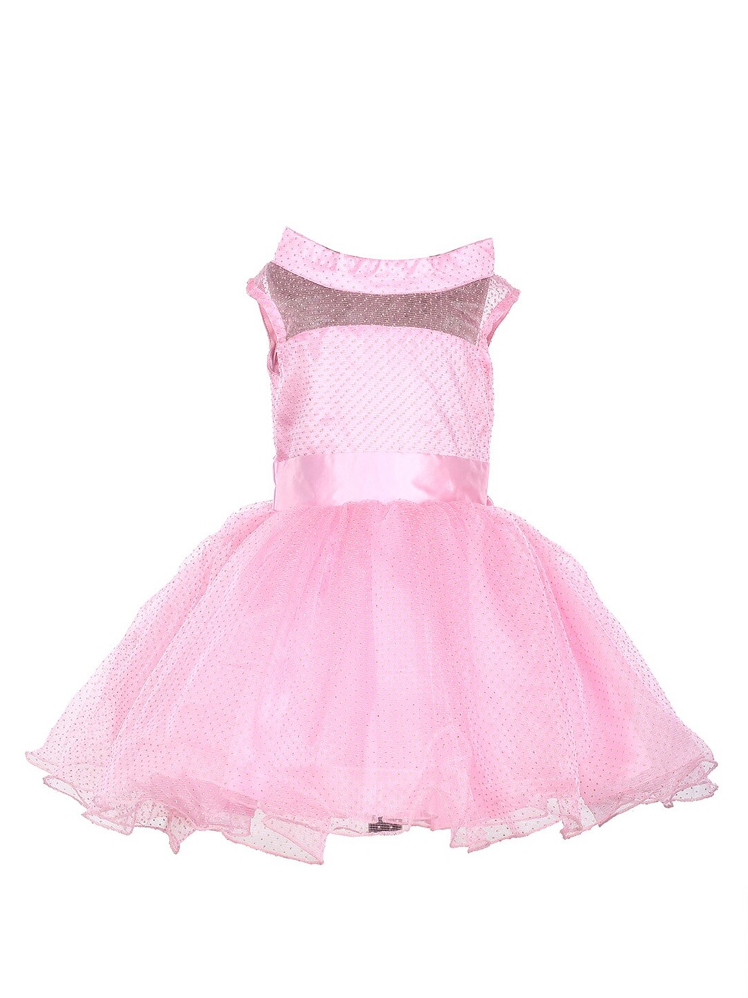 

Samsara Couture Multicoloured Applique Net Dress, Multi